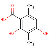 4707-46-4 2,4-DIHYDROXY-3,6-DIMETHYLBENZOIC ACID chemical structure