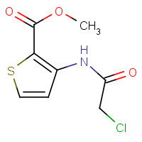 146381-88-6 METHYL 3-[(2-CHLOROACETYL)AMINO]THIOPHENE-2-CARBOXYLATE chemical structure