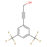 81613-61-8 3-[3,5-BIS(TRIFLUOROMETHYL)PHENYL]PROP-2-YN-1-OL chemical structure