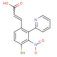175278-56-5 3-[3-NITRO-4-(2-PYRIDYLTHIO)PHENYL]ACRYLIC ACID chemical structure