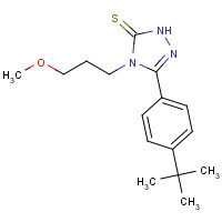 175334-68-6 3-[4-(TERT-BUTYL)PHENYL]-4-(3-METHOXYPROPYL)-4,5-DIHYDRO-1H-1,2,4-TRIAZOLE-5-THIONE chemical structure