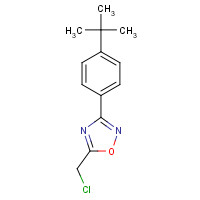 175204-40-7 3-[4-(TERT-BUTYL)PHENYL]-5-(CHLOROMETHYL)-1,2,4-OXADIAZOLE chemical structure