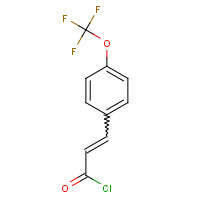 306936-02-7 3-[4-(TRIFLUOROMETHOXY)PHENYL]PROP-2-ENOYL CHLORIDE chemical structure