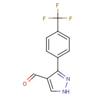 306936-65-2 3-[4-(TRIFLUOROMETHYL)PHENYL]-1H-PYRAZOLE-4-CARBALDEHYDE chemical structure