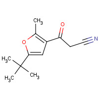 175276-65-0 3-[5-(TERT-BUTYL)-2-METHYL-3-FURYL]-3-OXOPROPANENITRILE chemical structure