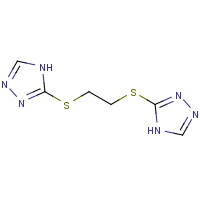 23988-58-1 3-[[2-(4H-1,2,4-TRIAZOL-3-YLTHIO)ETHYL]THIO]-4H-1,2,4-TRIAZOLE chemical structure
