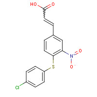 175278-52-1 3-[4-[(4-CHLOROPHENYL)THIO]-3-NITROPHENYL]ACRYLIC ACID chemical structure
