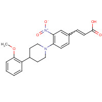 301334-95-2 3-[4-[4-(2-METHOXYPHENYL)PIPERIDINO]-3-NITROPHENYL]ACRYLIC ACID chemical structure