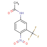 393-12-4 4'-NITRO-3'-(TRIFLUOROMETHYL)ACETANILIDE chemical structure