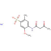133167-77-8 N-Acetoacetcresidine sulfonic acid sodium salt chemical structure