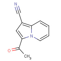 158670-17-8 3-Acetyl-1-indolizinecarbonitrile chemical structure