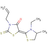 203785-75-5 3-ALLYL-5-(3-ETHYL-4-METHYL-2-THIAZOLINYLIDENE)RHODANINE chemical structure