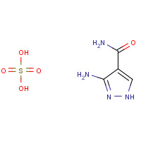 27511-79-1 3-Amino-4-pyrazolecarboxamide hemisulfate chemical structure
