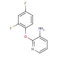 175135-63-4 3-AMINO-2-(2,4-DIFLUOROPHENOXY)PYRIDINE chemical structure