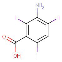 3119-15-1 3-Amino-2,4,6-triiodobenzoic acid chemical structure