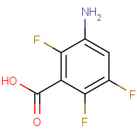 133622-65-8 3-AMINO-2,5,6-TRIFLUOROBENZOIC ACID chemical structure