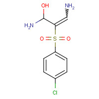32083-31-1 3-AMINO-2-[(4-CHLOROPHENYL)SULFONYL]ACRYLONITRILE chemical structure