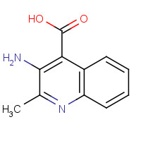 71881-80-6 3-AMINO-2-METHYLQUINOLINE-4-CARBOXYLIC ACID chemical structure