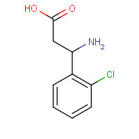 68208-20-8 3-AMINO-3-(2-CHLORO-PHENYL)-PROPIONIC ACID chemical structure