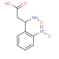 5678-48-8 3-Amino-3-(2-nitrophenyl)propanoic acid chemical structure