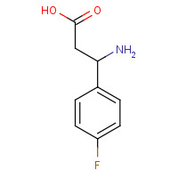 325-89-3 3-Amino-3-(4-fluorophenyl)propanoic acid chemical structure