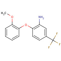 175135-08-7 3-AMINO-4-(2-METHOXYPHENOXY)BENZOTRIFLUORIDE chemical structure