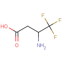 584-20-3 3-AMINO-4,4,4-TRIFLUOROBUTYRIC ACID chemical structure