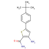 306935-13-7 3-AMINO-5-[4-(TERT-BUTYL)PHENYL]THIOPHENE-2-CARBOXAMIDE chemical structure