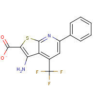 104960-56-7 3-AMINO-6-PHENYL-4-(TRIFLUOROMETHYL)THIENO[2,3-B]PYRIDINE-2-CARBOXYLIC ACID chemical structure