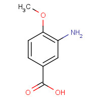 2840-26-8 3-Amino-4-methoxybenzoic acid chemical structure