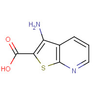 58327-75-6 3-AMINOTHIENO[2,3-B]PYRIDINE-2-CARBOXYLIC ACID chemical structure