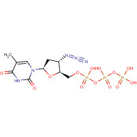92586-35-1 3'-Azido-3'-deoxythymidine-5'-triphosphate chemical structure