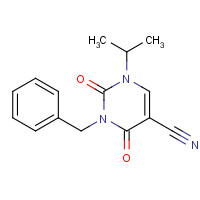 175203-47-1 3-BENZYL-1-ISOPROPYL-2,4-DIOXO-1,2,3,4-TETRAHYDROPYRIMIDINE-5-CARBONITRILE chemical structure