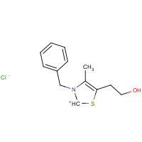 4568-71-2 3-BENZYL-5-(2-HYDROXYETHYL)-4-METHYLTHIAZOLIUM CHLORIDE chemical structure