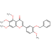 21764-08-9 3'-BENZYLOXY-4',5,6,7-TETRAMETHOXYFLAVONE chemical structure