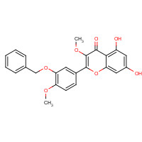 62507-01-1 3'-BENZYLOXY-5,7-DIHYDROXY-3,4'-DIMETHOXYFLAVONE chemical structure