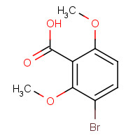 73219-89-3 3-BROMO-2,6-DIMETHOXYBENZOIC ACID chemical structure