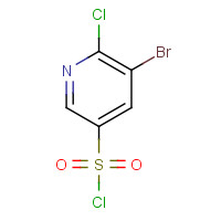 216394-05-7 5-Bromo-6-chloropyridine-3-sulfonyl chloride chemical structure