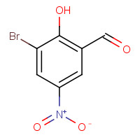 16789-84-7 3-BROMO-2-HYDROXY-5-NITROBENZALDEHYDE chemical structure