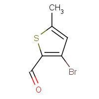 36155-82-5 3-Bromo-5-methyl-2-thiophenecarboxaldehyde chemical structure