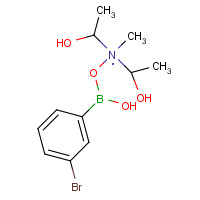 374538-00-8 3-BROMOBENZENEBORONIC ACID N-METHYLDIETHANOLAMINE ESTER chemical structure