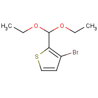 34042-95-0 3-BROMOTHIOPHENE-2-CARBOXALDEHYDE DIETHYL ACETAL chemical structure