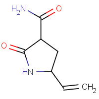 71107-19-2 2-oxo-5-vinylpyrrolidine-3-carboxamide chemical structure