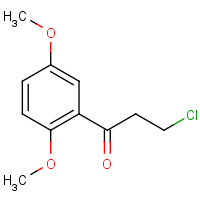 50786-60-2 3-CHLORO-1-(2,5-DIMETHOXYPHENYL)PROPAN-1-ONE chemical structure