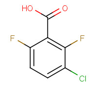225104-76-7 3-CHLORO-2,6-DIFLUOROBENZOIC ACID chemical structure
