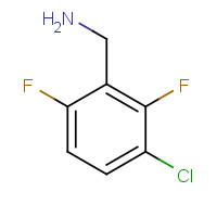 261762-46-3 3-CHLORO-2,6-DIFLUOROBENZYLAMINE chemical structure