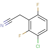 261762-55-4 3-CHLORO-2,6-DIFLUOROPHENYLACETONITRILE chemical structure