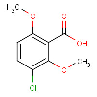 36335-47-4 3-CHLORO-2,6-DIMETHOXYBENZOIC ACID chemical structure