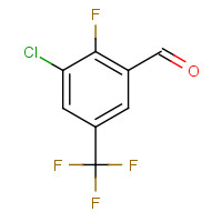 261763-02-4 3-CHLORO-2-FLUORO-5-(TRIFLUOROMETHYL)BENZALDEHYDE chemical structure