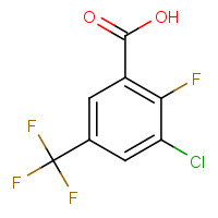 129931-45-9 3-CHLORO-2-FLUORO-5-(TRIFLUOROMETHYL)BENZOIC ACID chemical structure